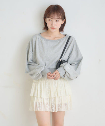 mystic 後背開口 Logo印花 衛衣