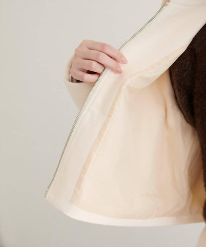 帶領雙拉鍊夾克