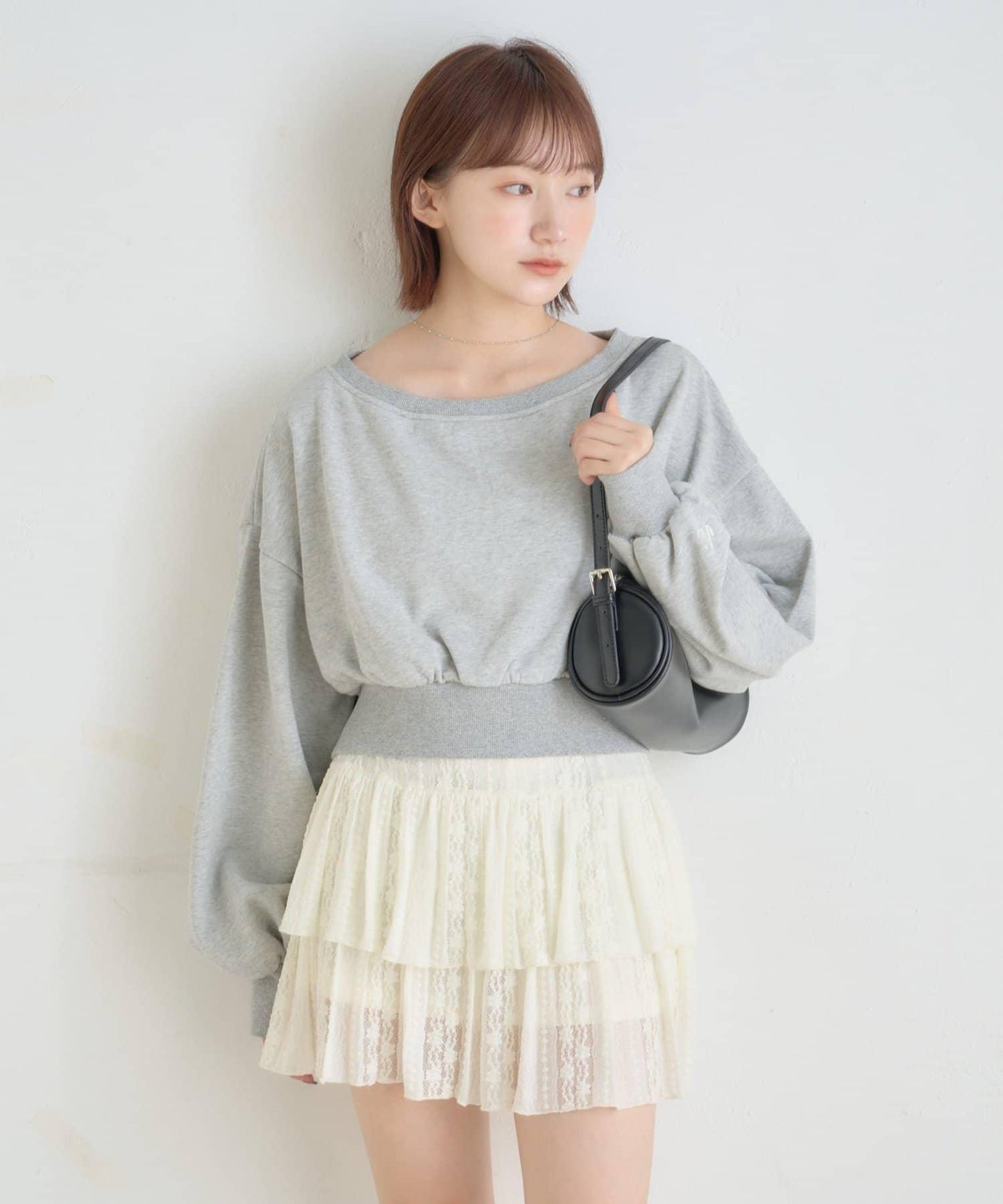 mystic 後背開口 Logo印花 衛衣