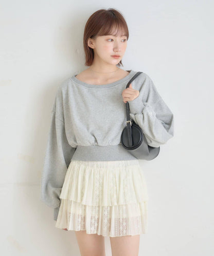 mystic 後背開口 Logo印花 衛衣