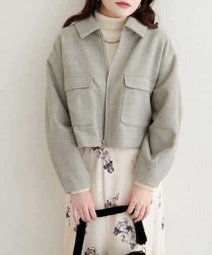 帶領雙拉鍊夾克