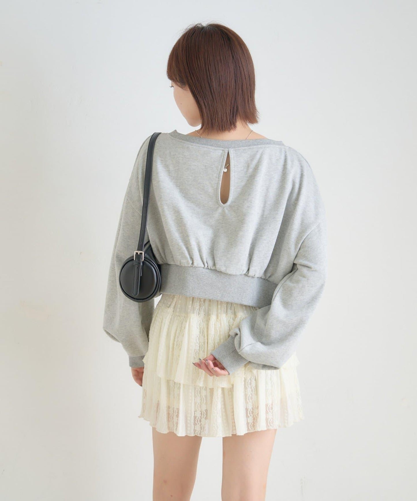 mystic 後背開口 Logo印花 衛衣