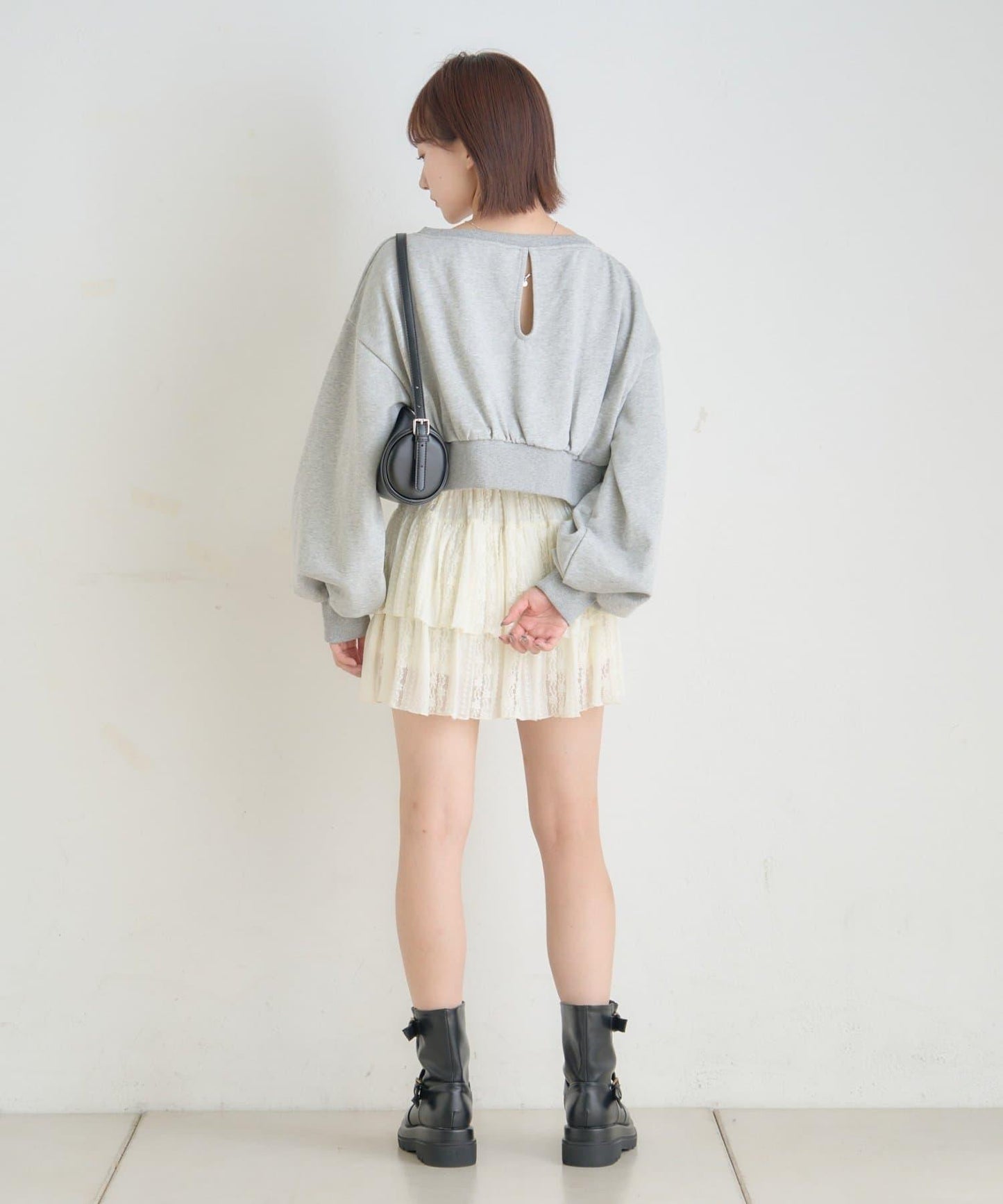 mystic 後背開口 Logo印花 衛衣