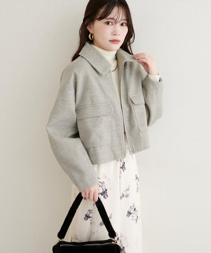 帶領雙拉鍊夾克