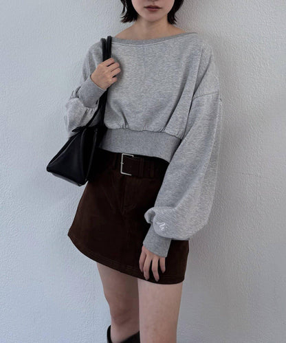 mystic 後背開口 Logo印花 衛衣