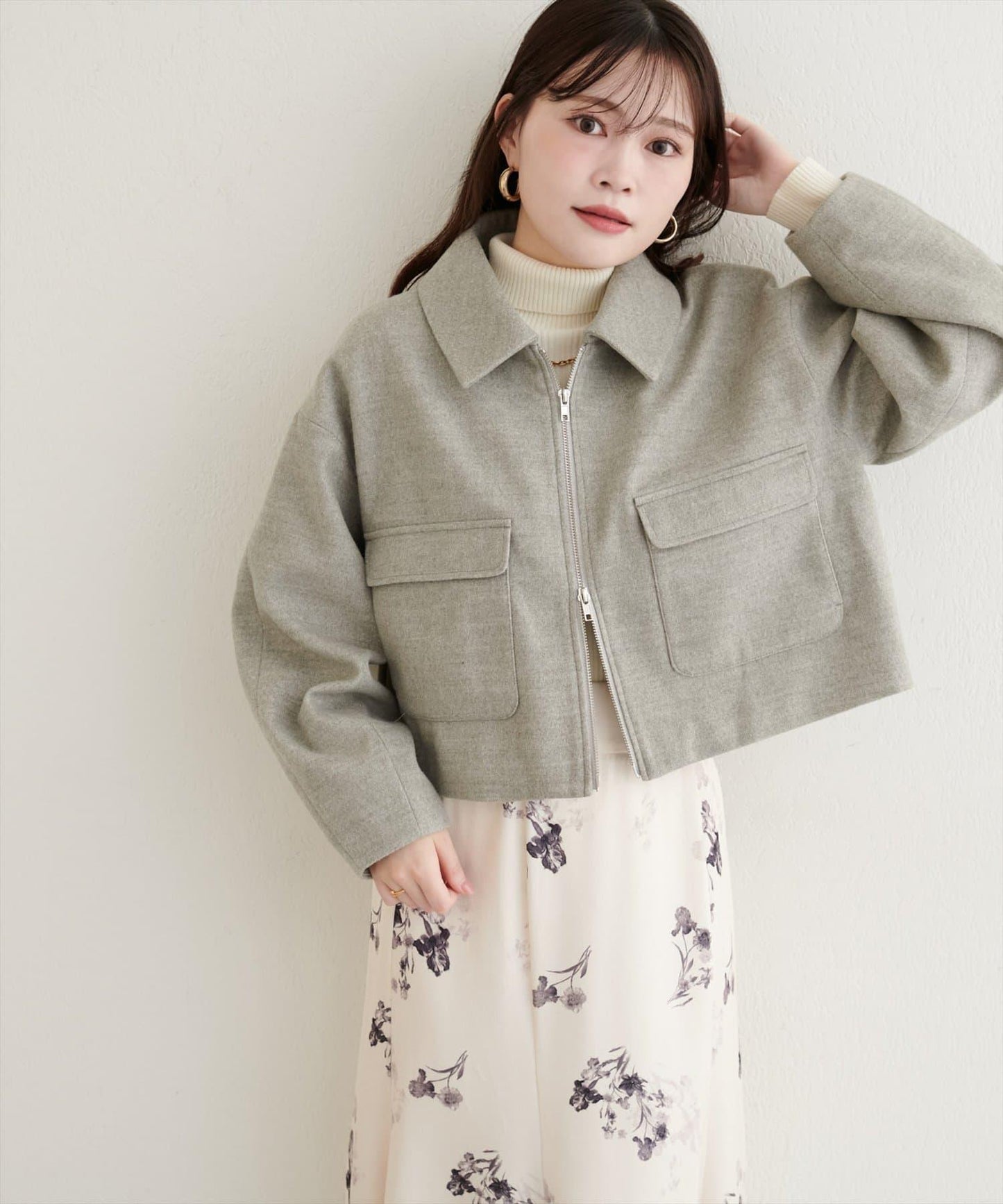 帶領雙拉鍊夾克