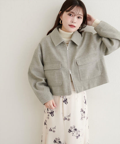 帶領雙拉鍊夾克