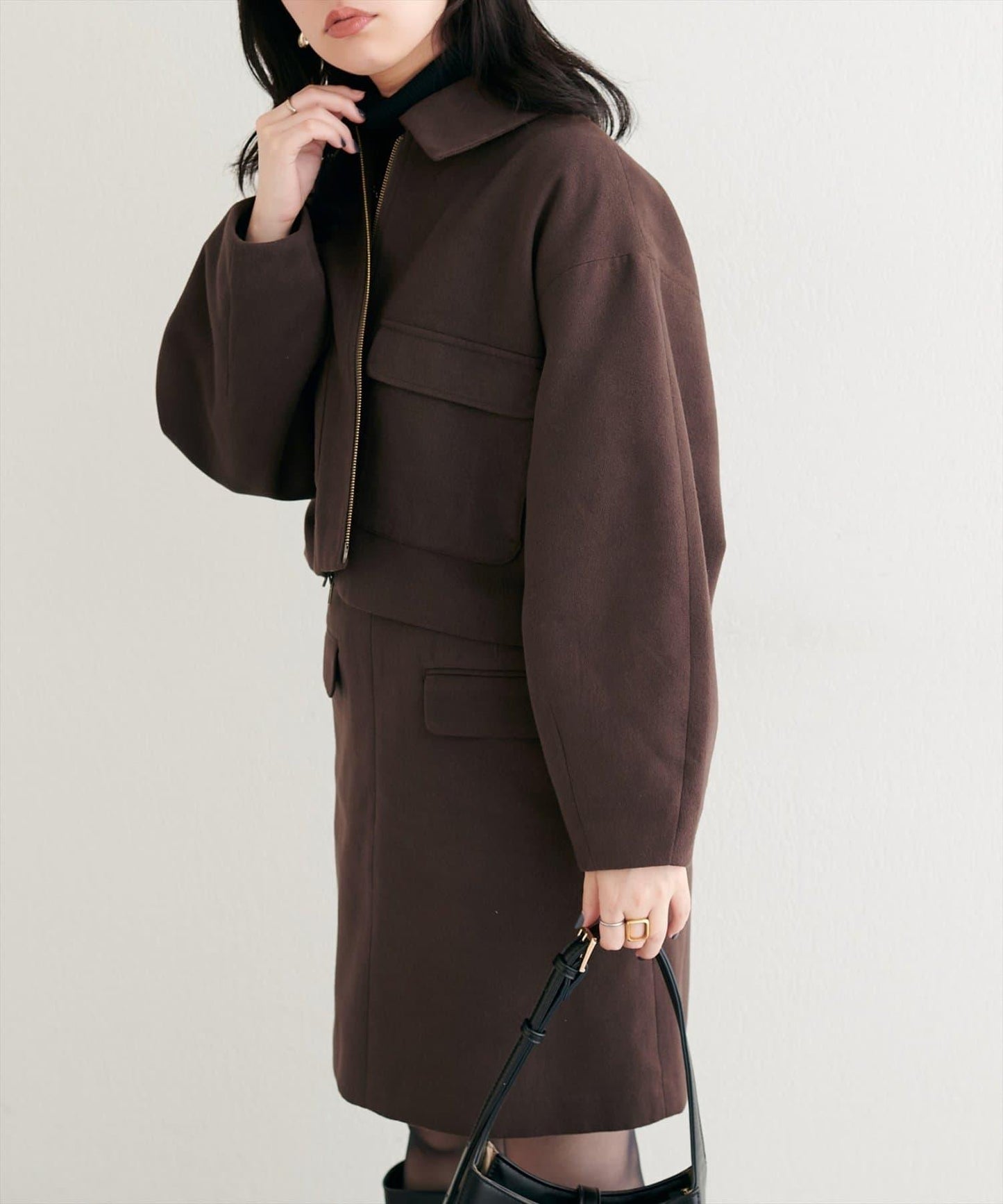 帶領雙拉鍊夾克