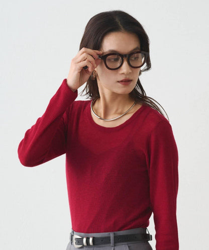 【GALENA/ガレナ】寬邊方形波士頓眼鏡