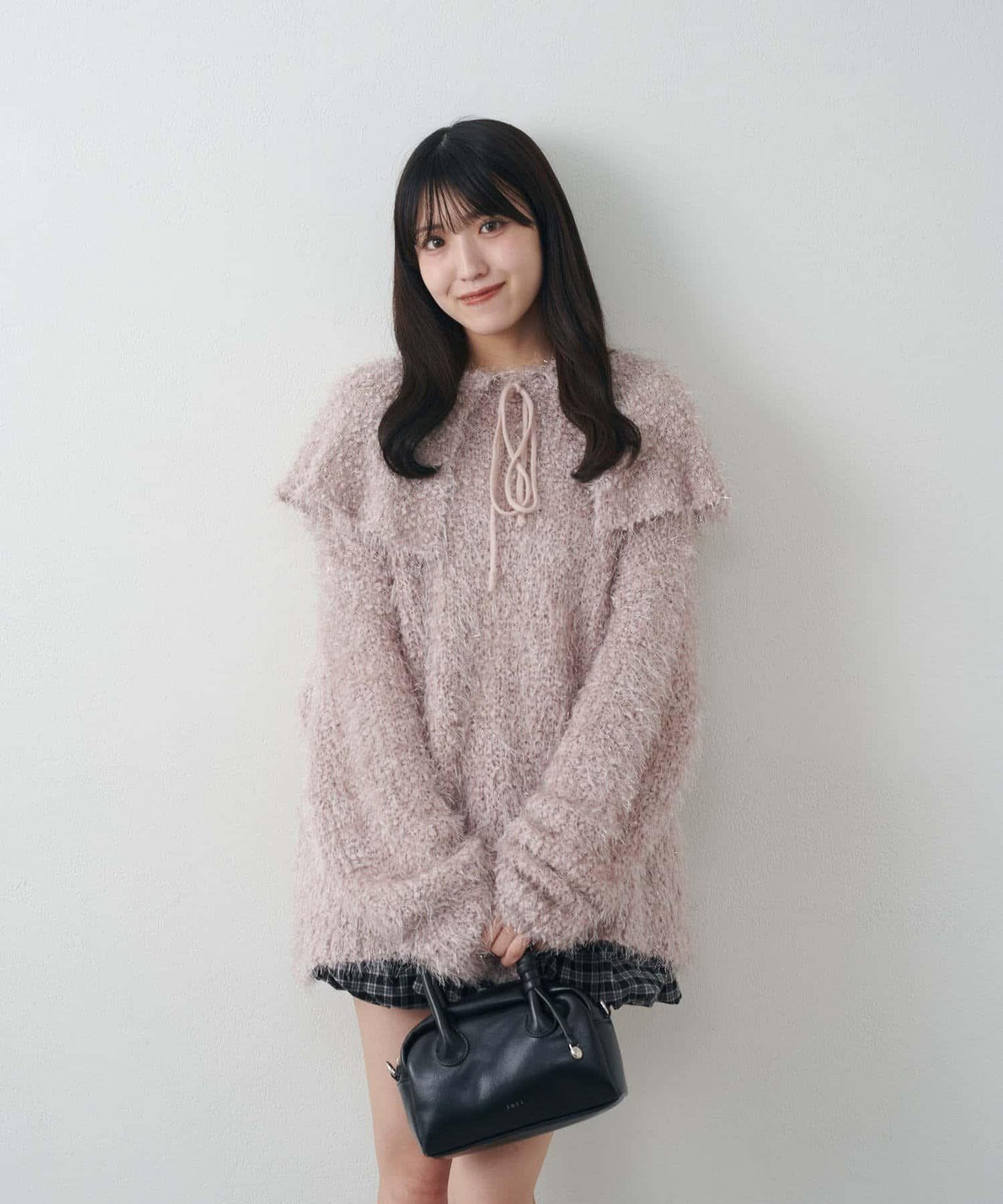 【mystic】[mline]帶領雪花絨針織衫