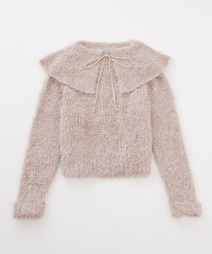 【mystic】[mline]帶領雪花絨針織衫