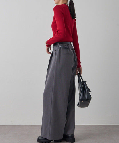 Loungedress 中心壓線闊腿褲