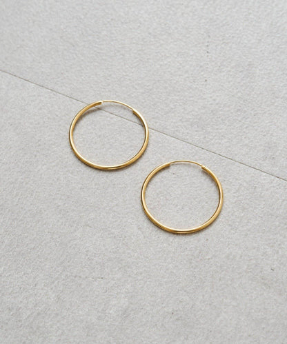 【GALENA/ガレナ】SV925圓環耳環