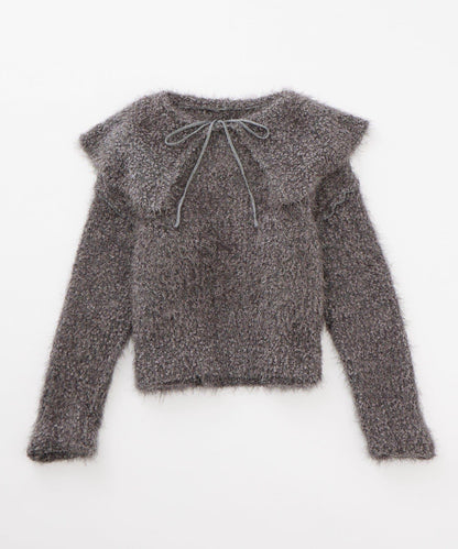 【mystic】[mline]帶領雪花絨針織衫