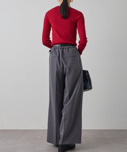 Loungedress 中心壓線闊腿褲