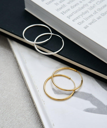 【GALENA/ガレナ】SV925圓環耳環