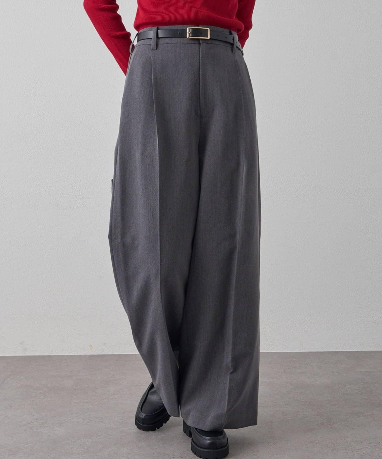 Loungedress 中心壓線闊腿褲