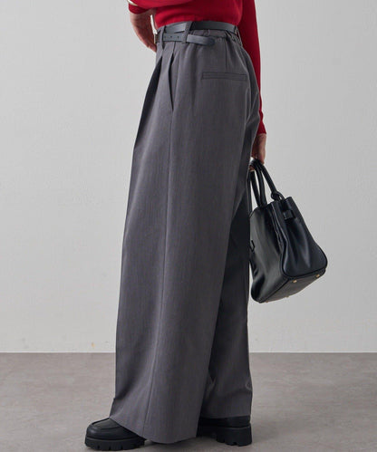 Loungedress 中心壓線闊腿褲