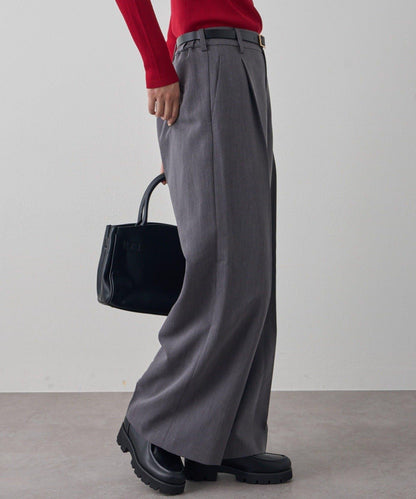 Loungedress 中心壓線闊腿褲