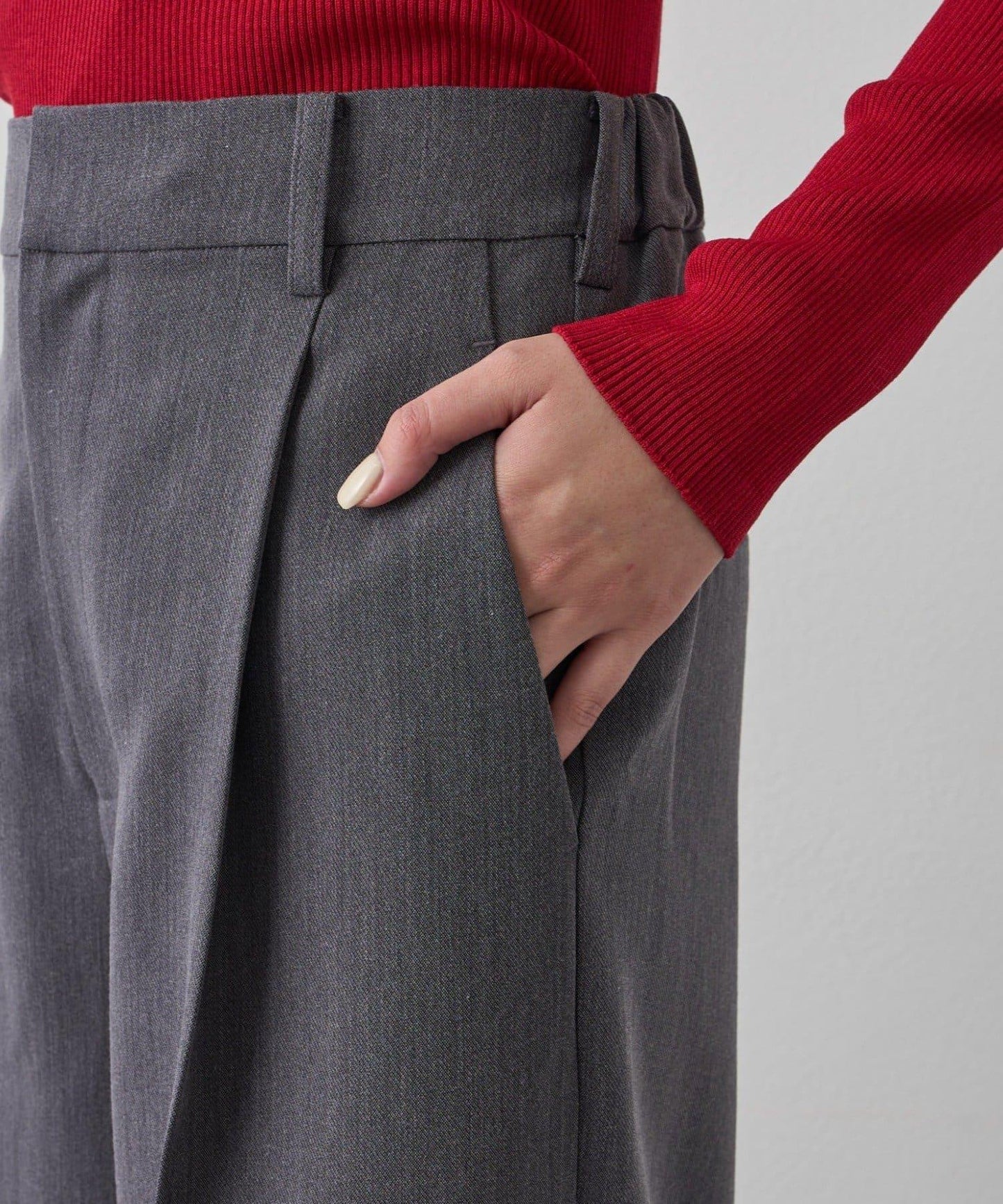 Loungedress 中心壓線闊腿褲