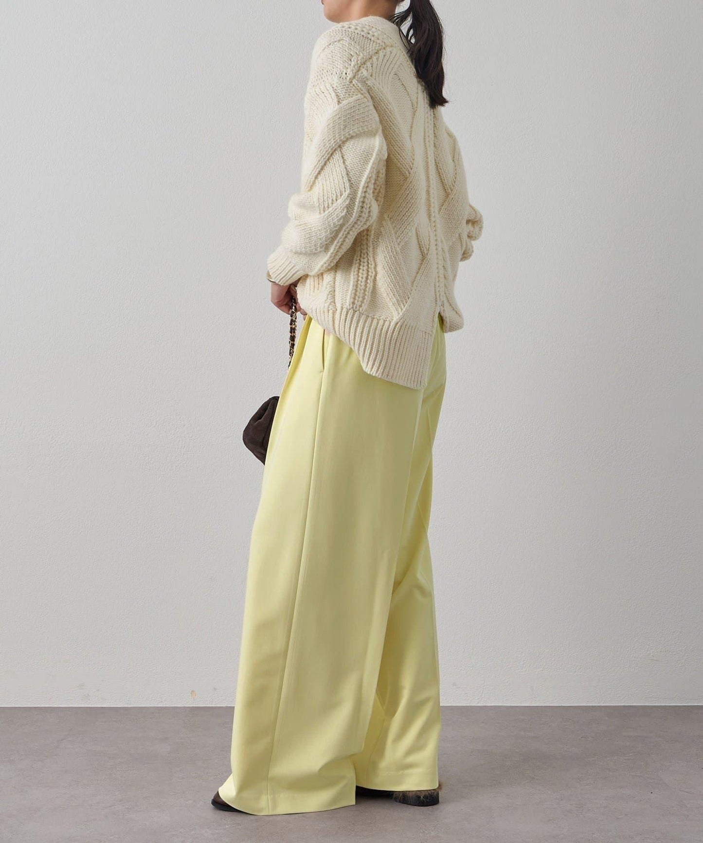 Loungedress 中心壓線闊腿褲