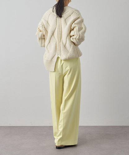 Loungedress 中心壓線闊腿褲