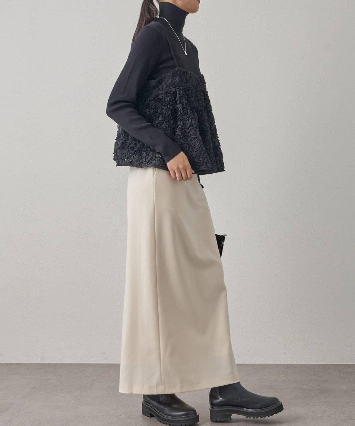 花卉圖案吊帶背心