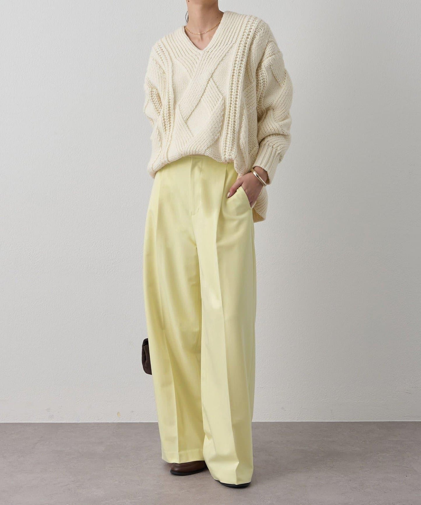 Loungedress 中心壓線闊腿褲