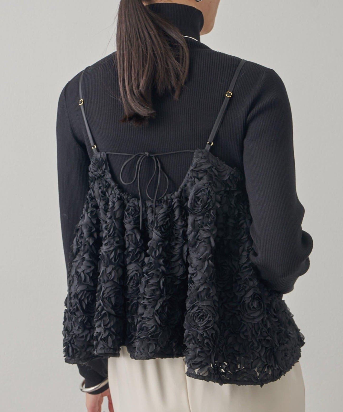 花卉圖案吊帶背心