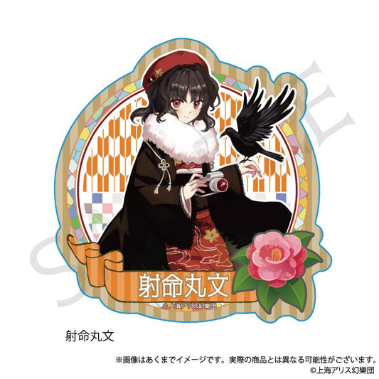 《東方Project》_貼紙 射命丸文 復古風ver.