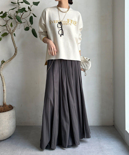 雙面提花標誌針織衫