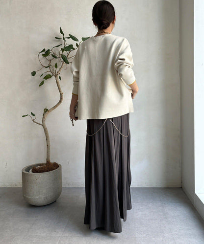 雙面提花標誌針織衫