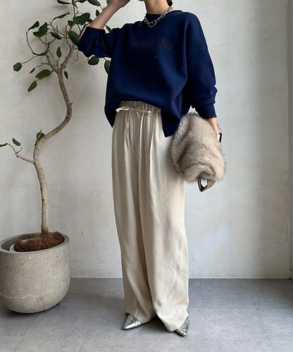 雙面提花標誌針織衫