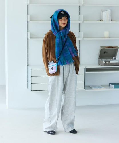 特別款毛絨錢包收納包