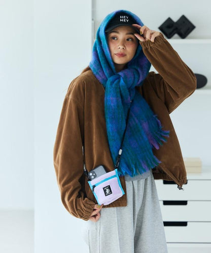 特別款毛絨錢包收納包