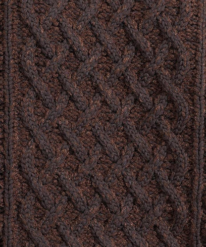 混色編織圓領針織衫