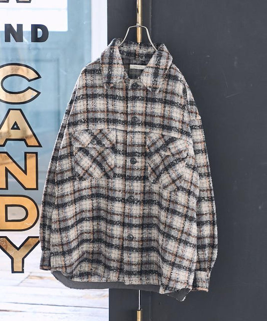 CPO格紋襯衫夾克