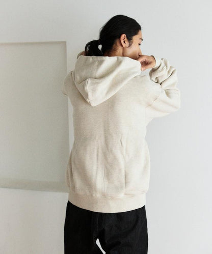 COMFORT HEATHER 復古風格 內刷毛 拉鍊連帽衛衣