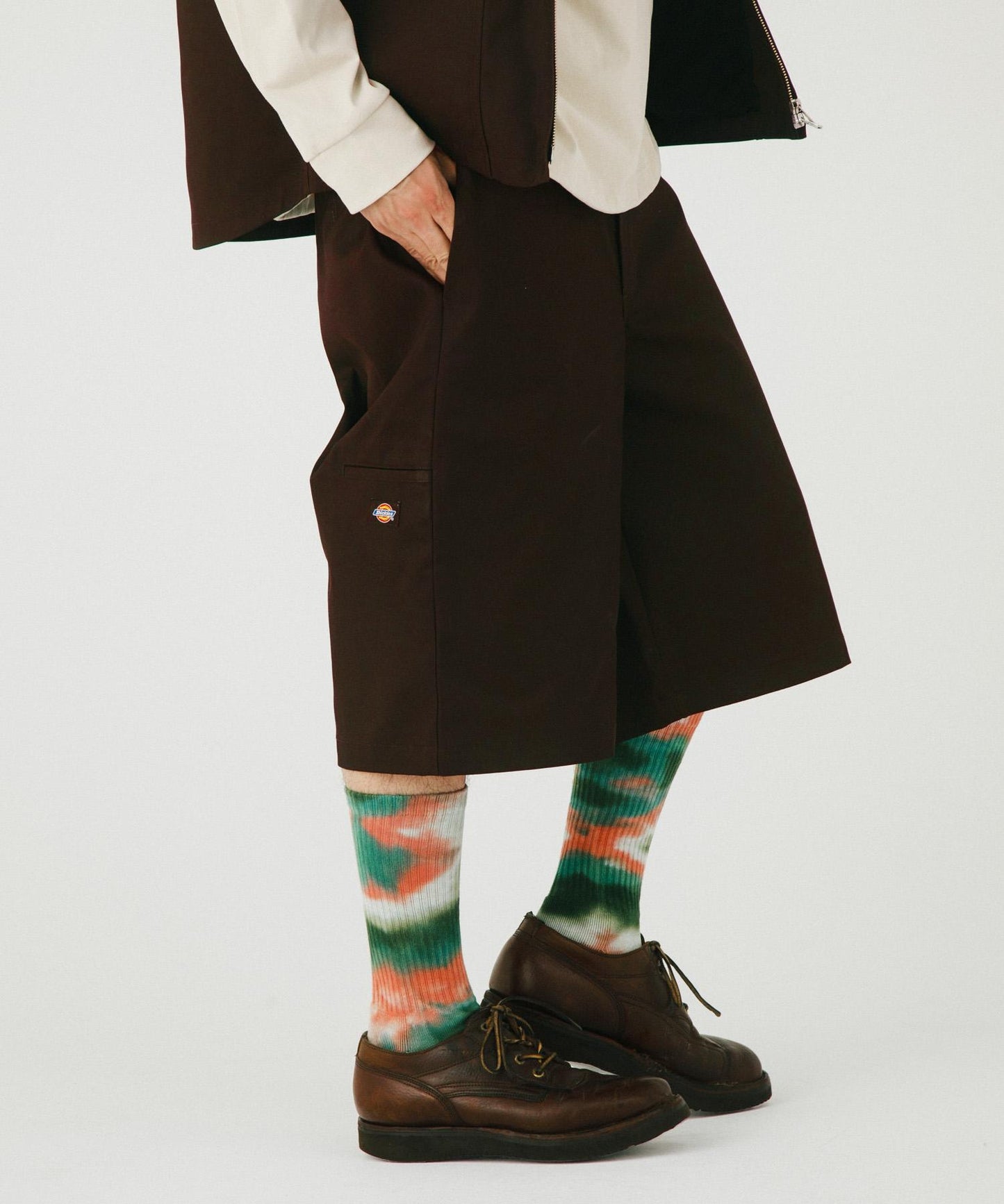 『聯名』Dickies×EKAL 寬鬆長款短褲