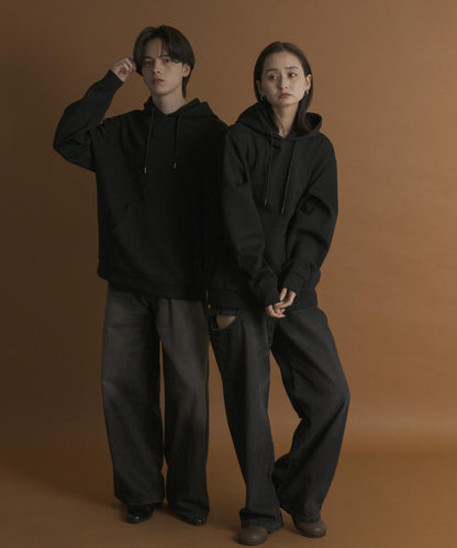 丹寧布連帽衛衣