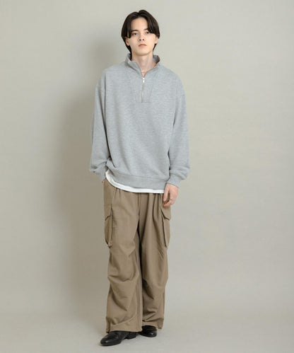 部分網絡限定色半拉鍊長袖衛衣