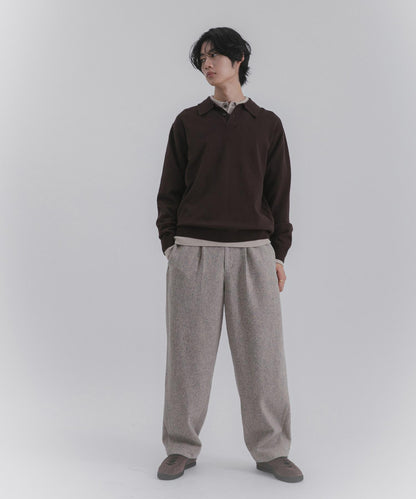 部分色 可水洗/防起球 彈力針織POLO衫