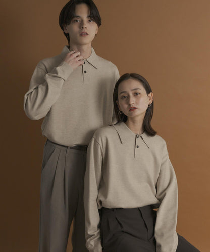 部分色 可水洗/防起球 彈力針織POLO衫