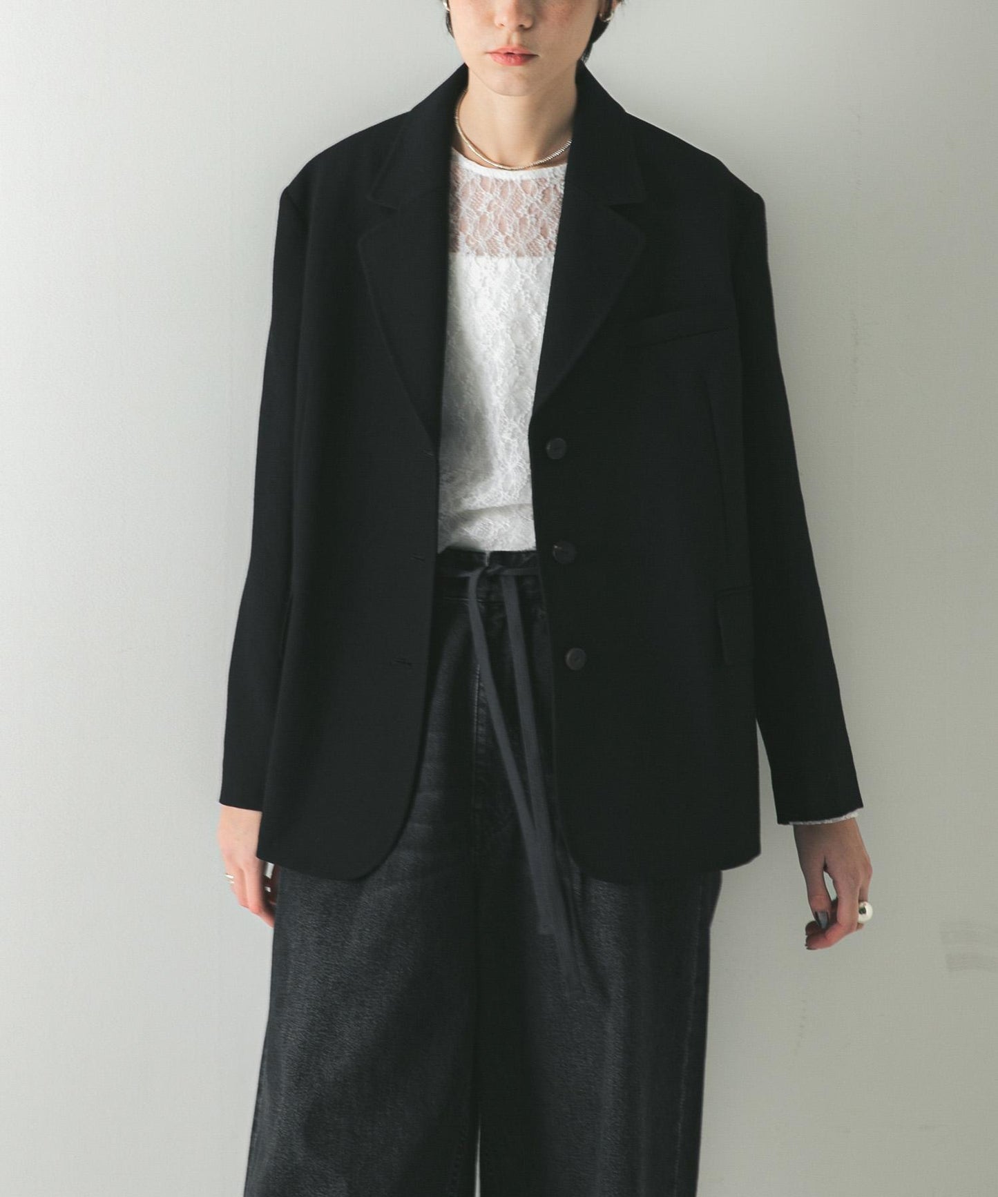 高捻羊毛西裝外套