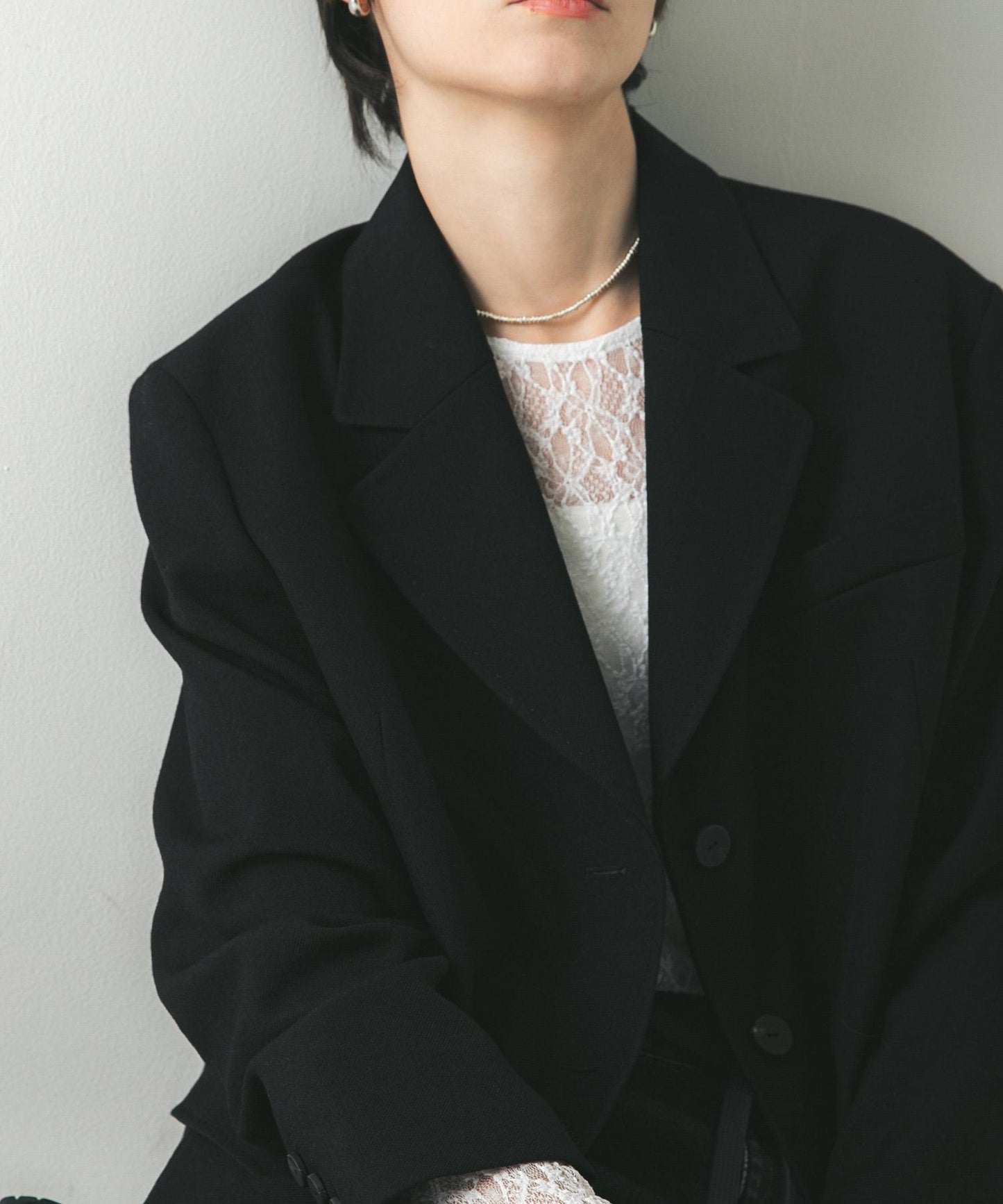 高捻羊毛西裝外套