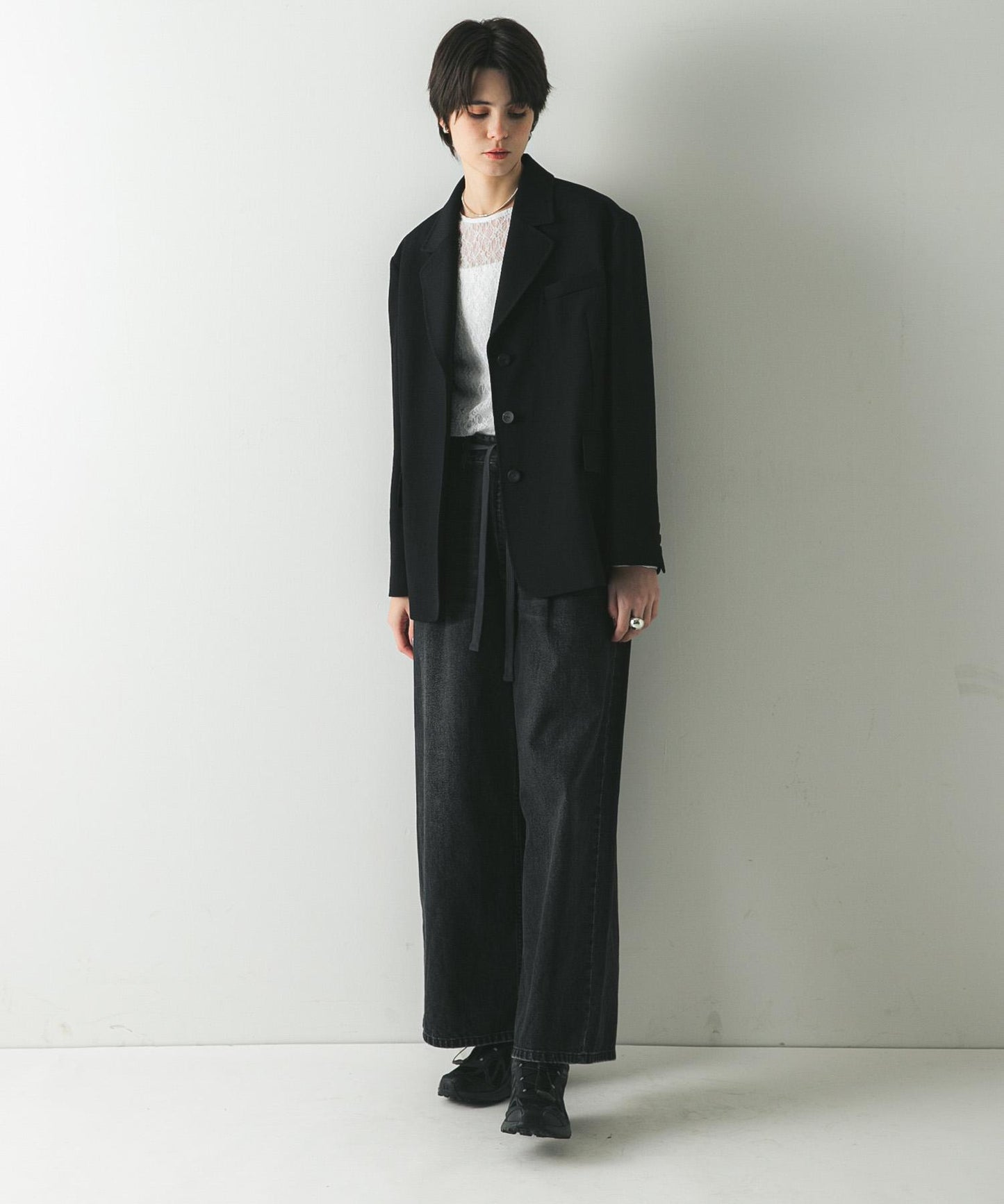 高捻羊毛西裝外套