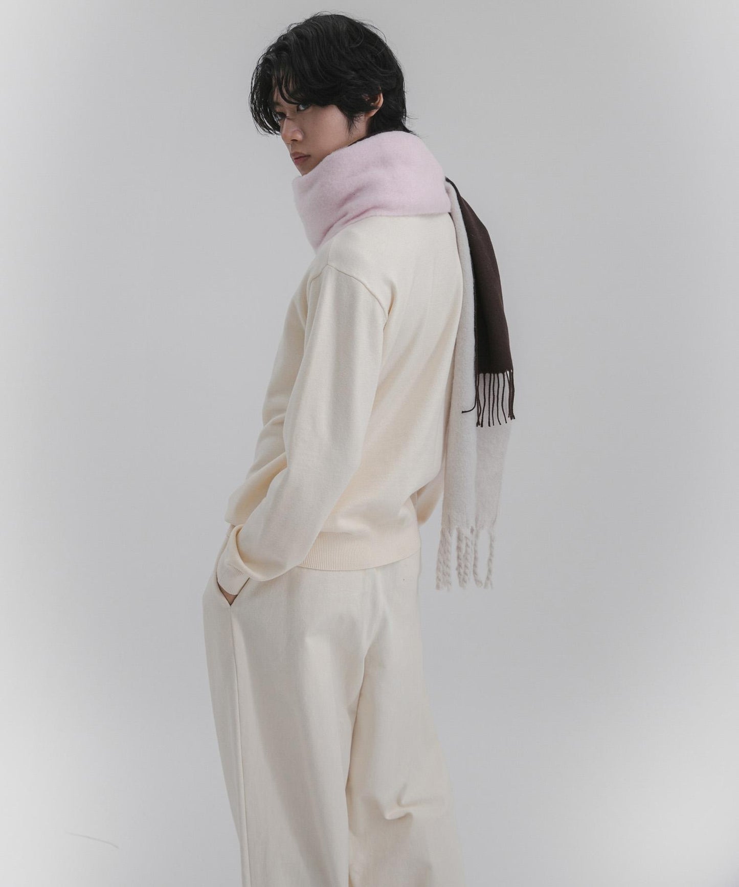 部分色 可水洗/防起球 彈力高領針織衫