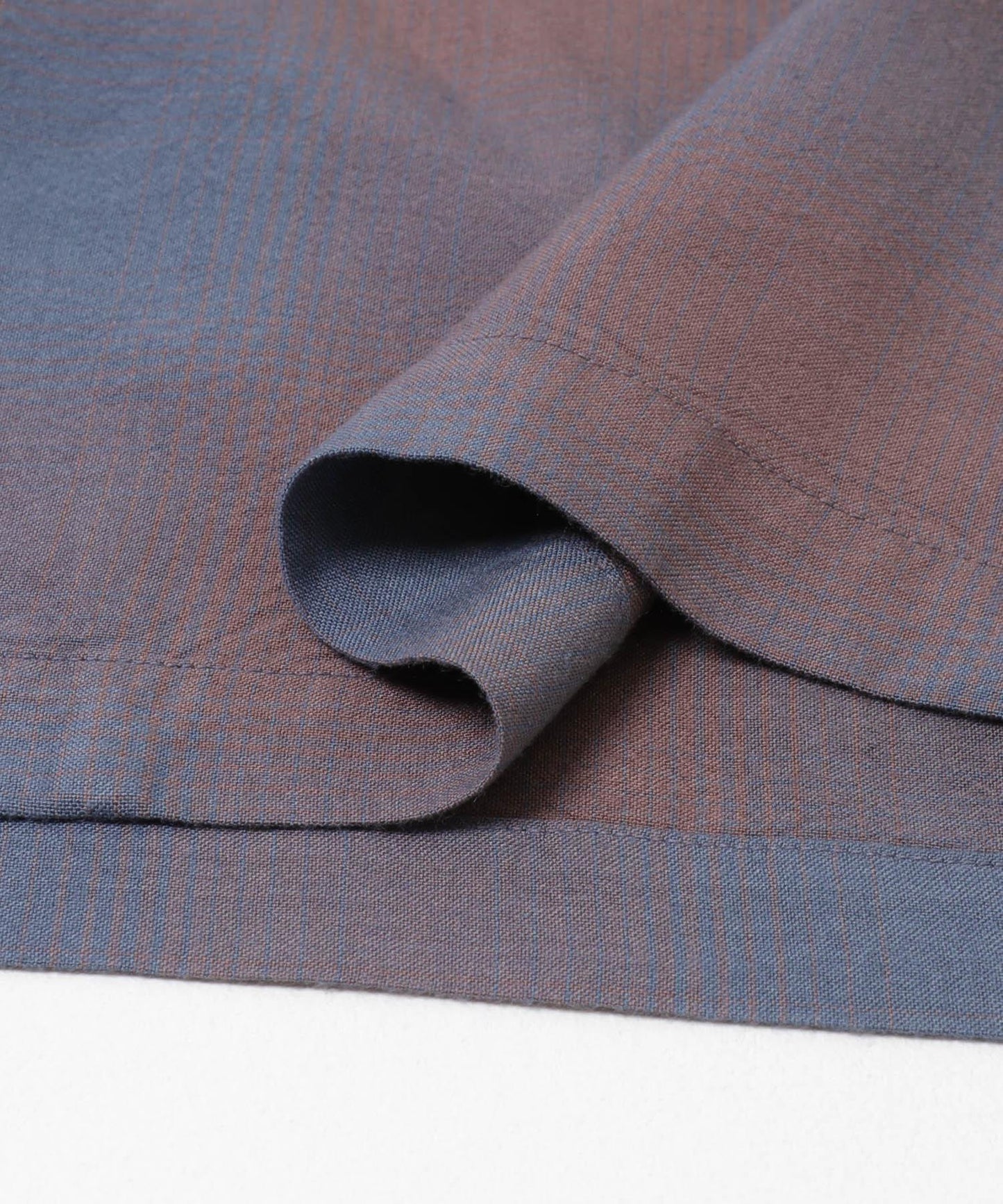 基礎款BISHU人造絲格紋襯衫