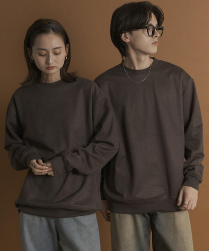 仿麂皮圓領衛衣