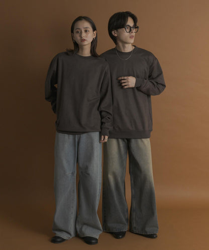 仿麂皮圓領衛衣